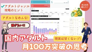 国内アダルトアフィリで月100万円の収益を達成する方法とその思考